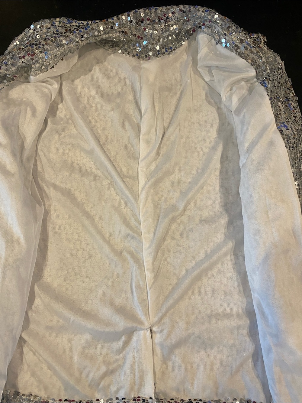 Silver Sequin Jacket - Picture 2 of 8